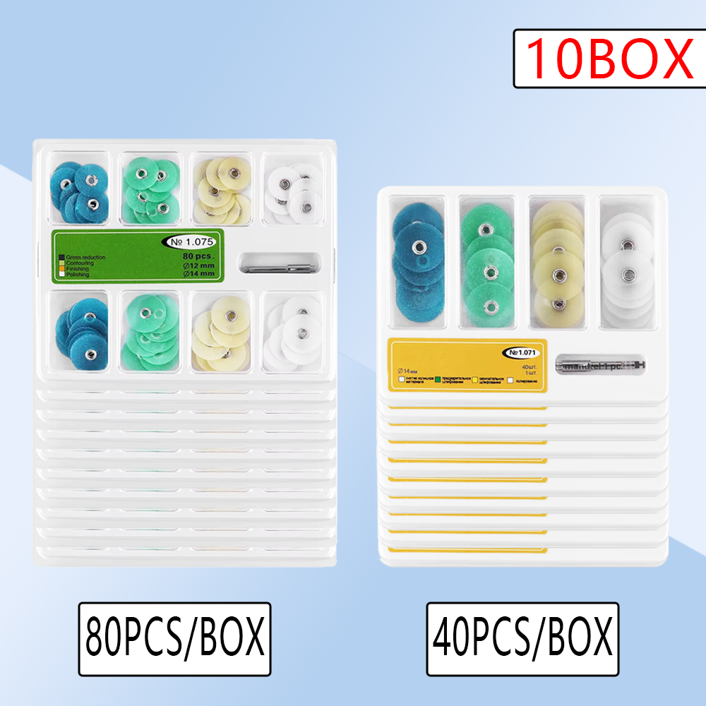 Teeth Whitening Procedure - 10 Box Dental Finishing Discs Kit