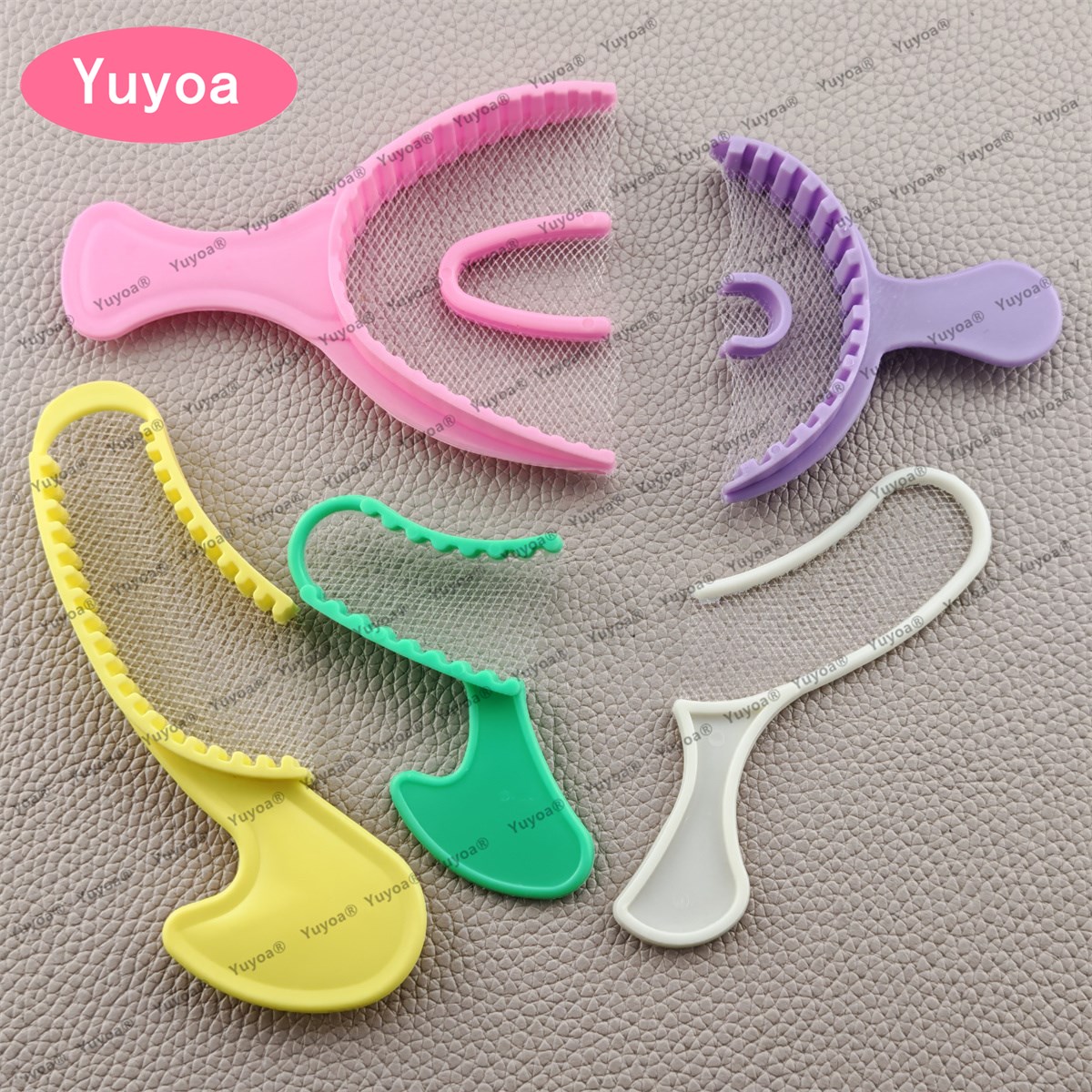 Teeth Whitening Trays - 100pcs Colorful Dental Bite Impression Trays