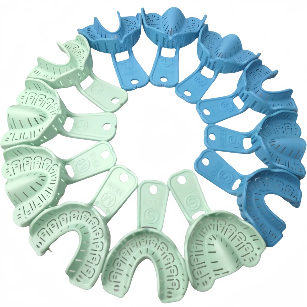 Teeth Whitening Trays - 6Pcs/Set Dental Impression Plastic Tray S/M/L