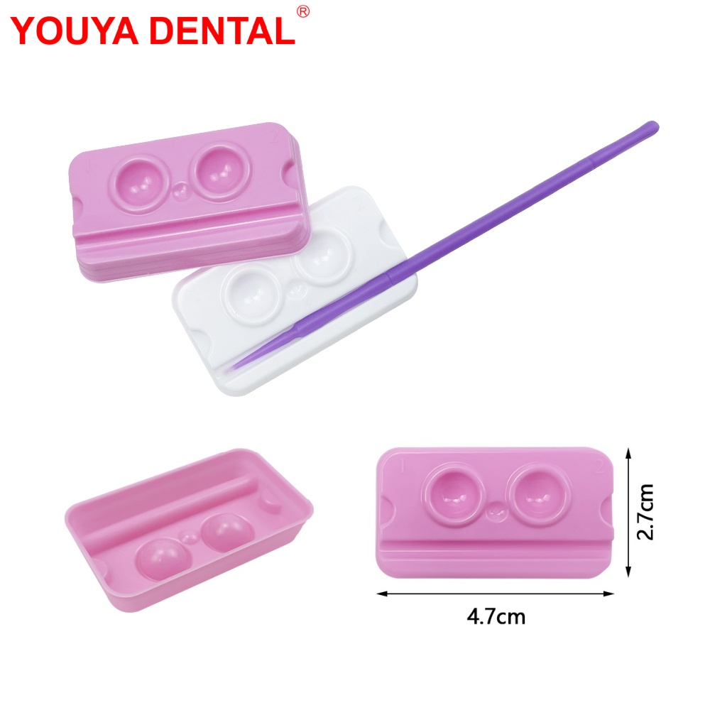 Teeth Whitening Trays - 100pcs/bag Dental Mixing Well For Bonding