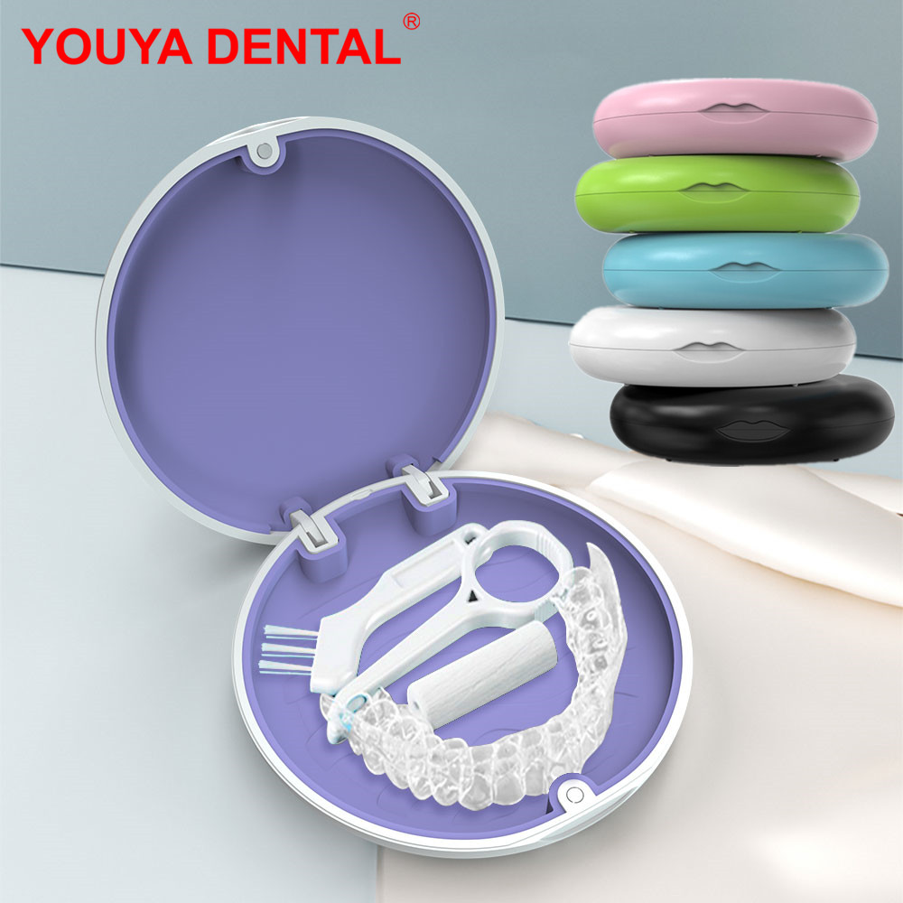 Teeth Whitening For Braces - Fake Teeth Orthodontic Case Dental Retainer