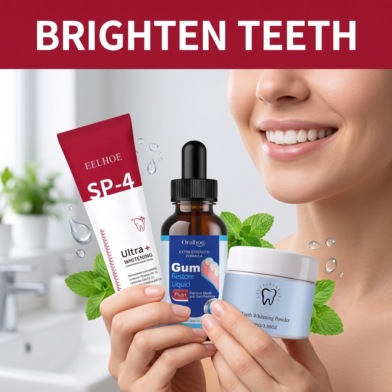 Oral Care Combo Set Whitening  - Teeth Whitening China review and price