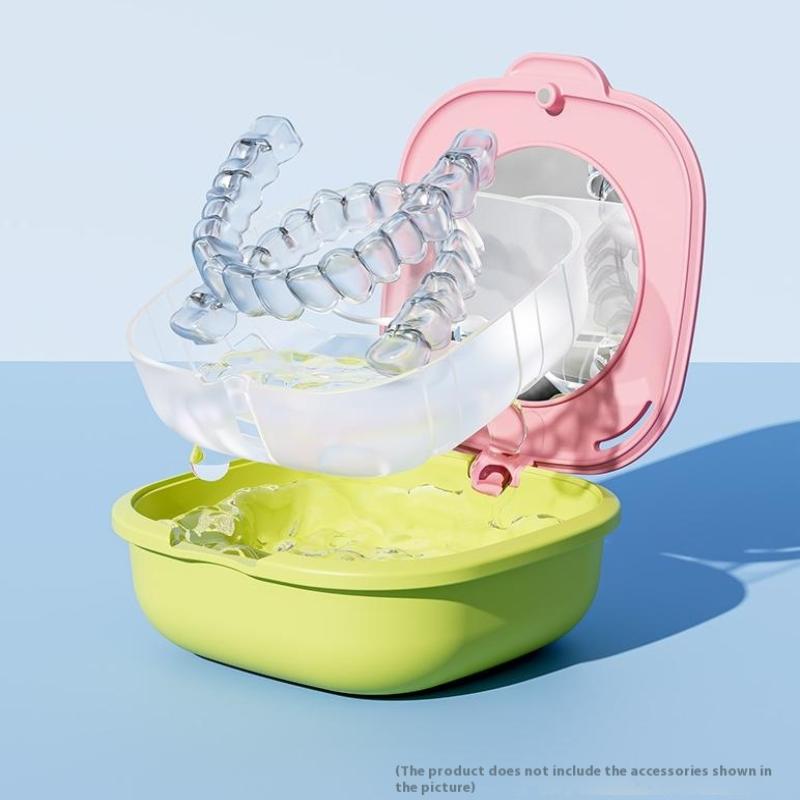 Retainer Case With Drain Baske - Teeth Whitening For Braces review and price