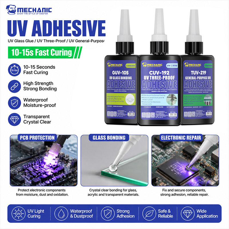 MECHANIC UV Glass Bonding Adhe - Uv Whitening Kit review and price