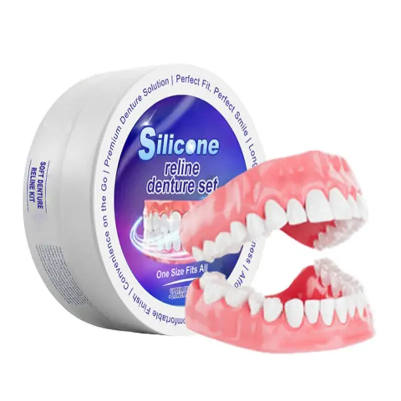 Silicone Denture Set Fit Tempo - Teeth Whitening For Braces review and price