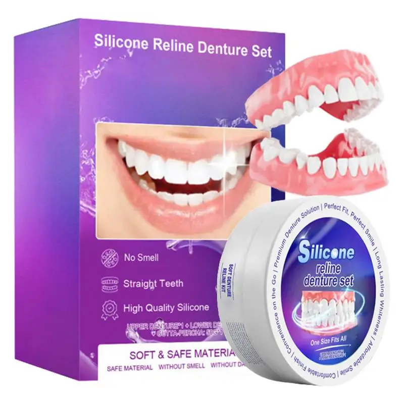 Silicone Denture Set Fit Tempo - Teeth Whitening For Braces review and price