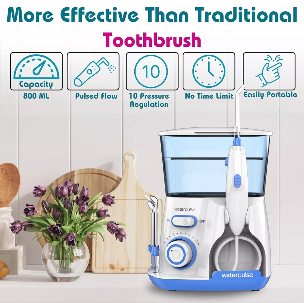 Waterpulse V300 800ml Electric - Teeth Whitening For Braces review and price