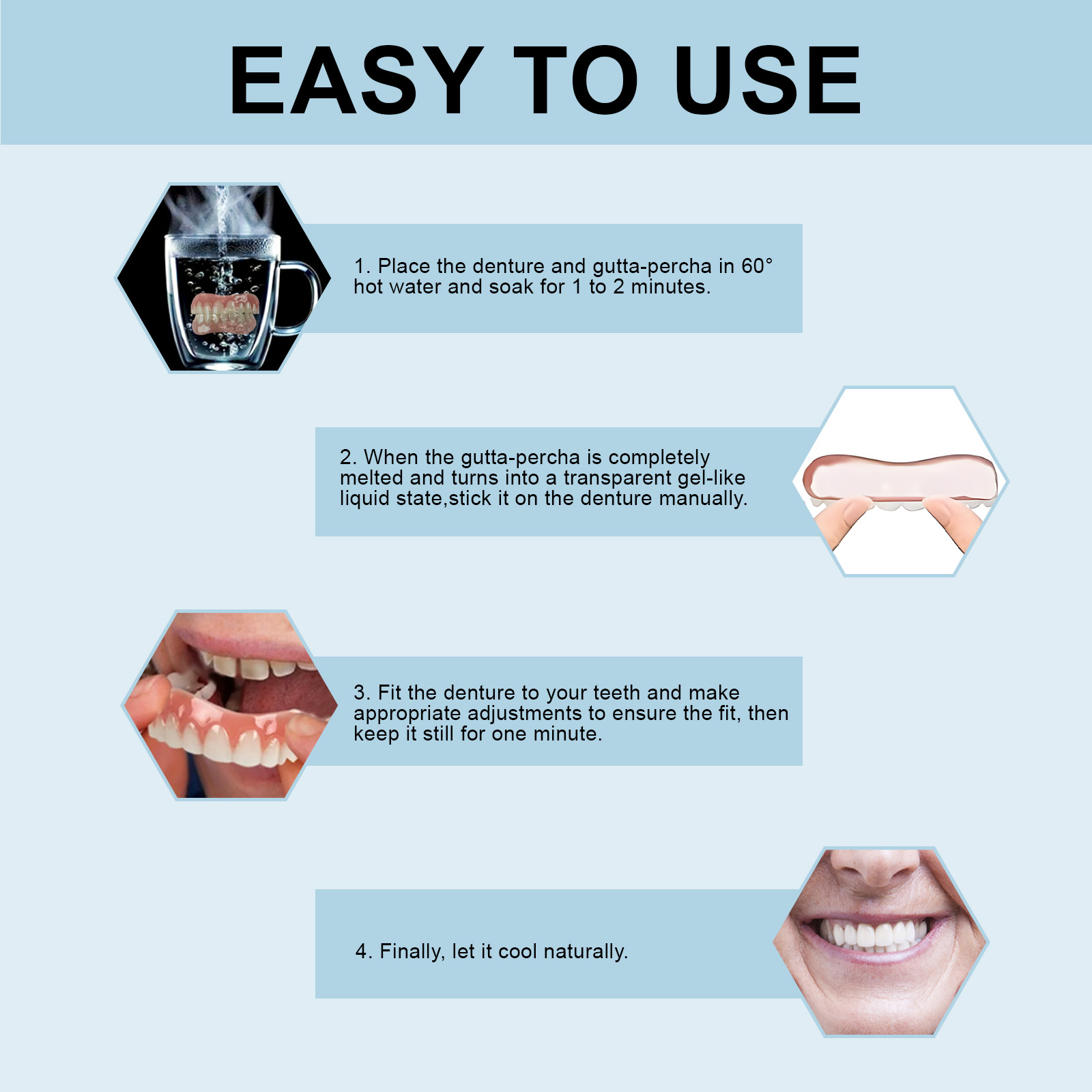 Silicone Denture Set Fit Tempo - Teeth Whitening For Braces review and price